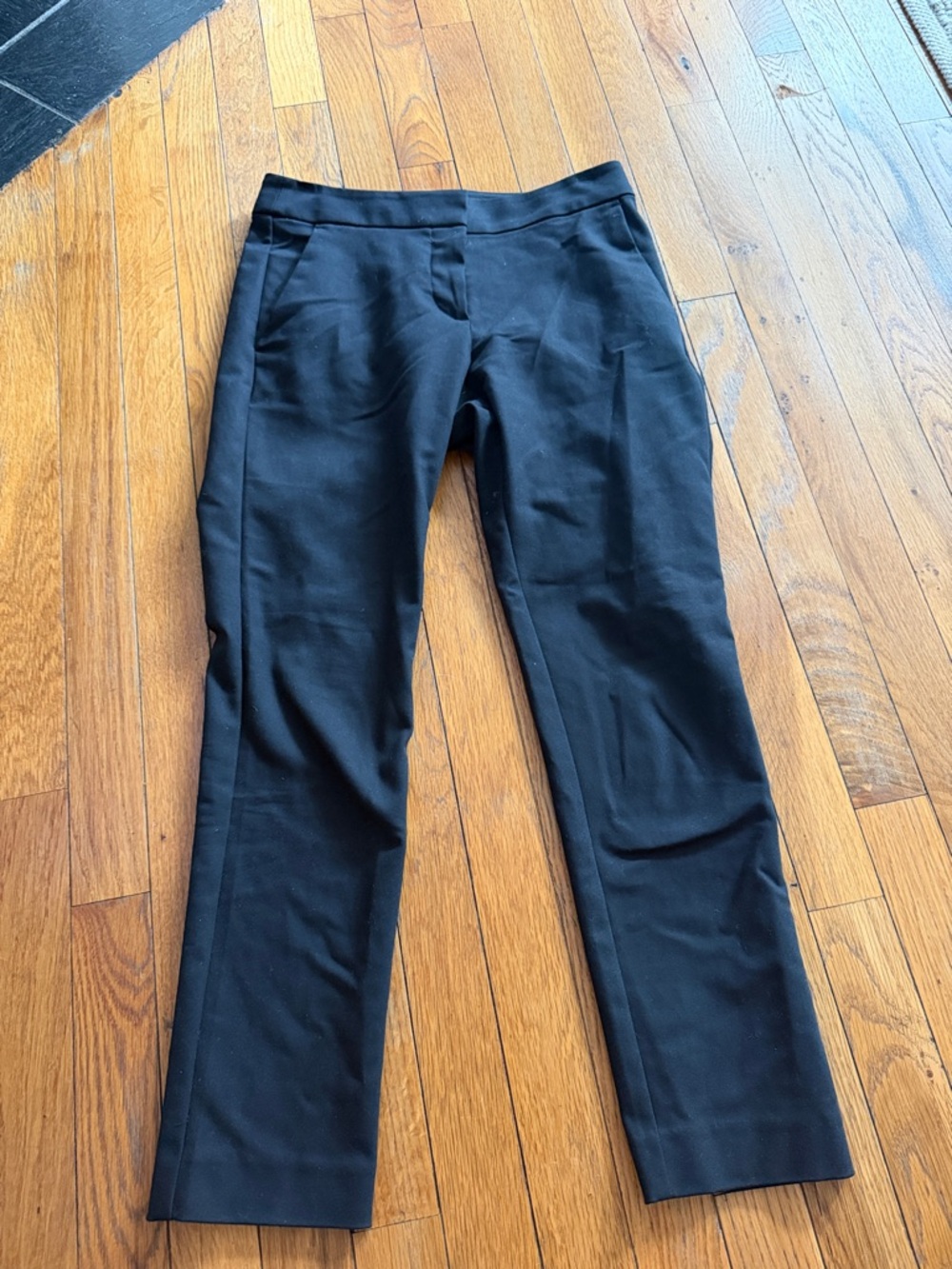 LOFT Black Cropped Ankle Pants